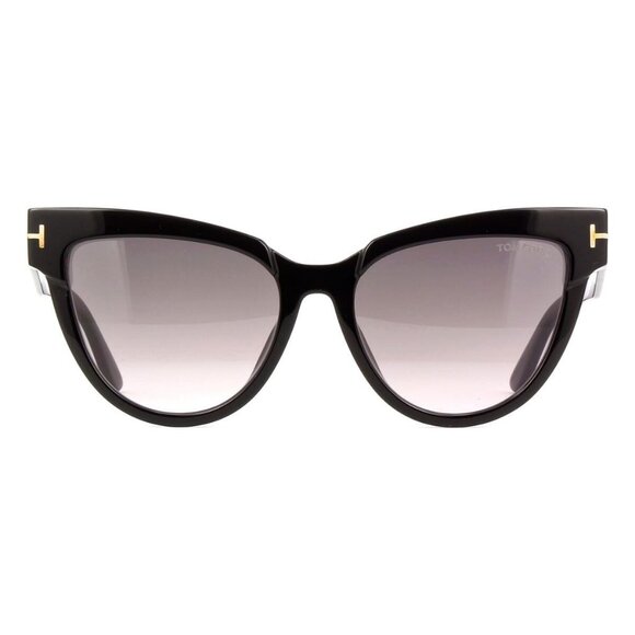 New TOM FORD Nadine Black Cat Eye FT0941/S 01B Sunglasses Women - Picture 2 of 4